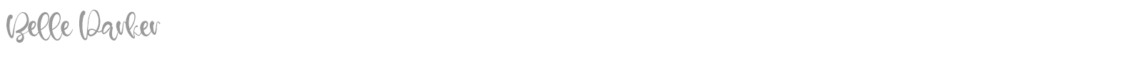 Belle Parker font preview
